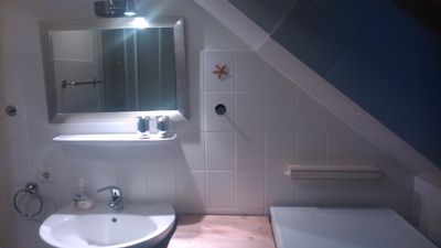 Bad/WC, Ferienhaus Meeresstrand